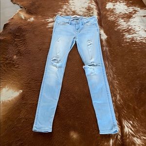 Hollister original jeans.